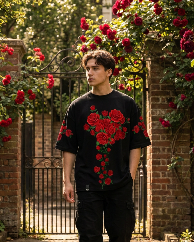 RED ROSE TEE